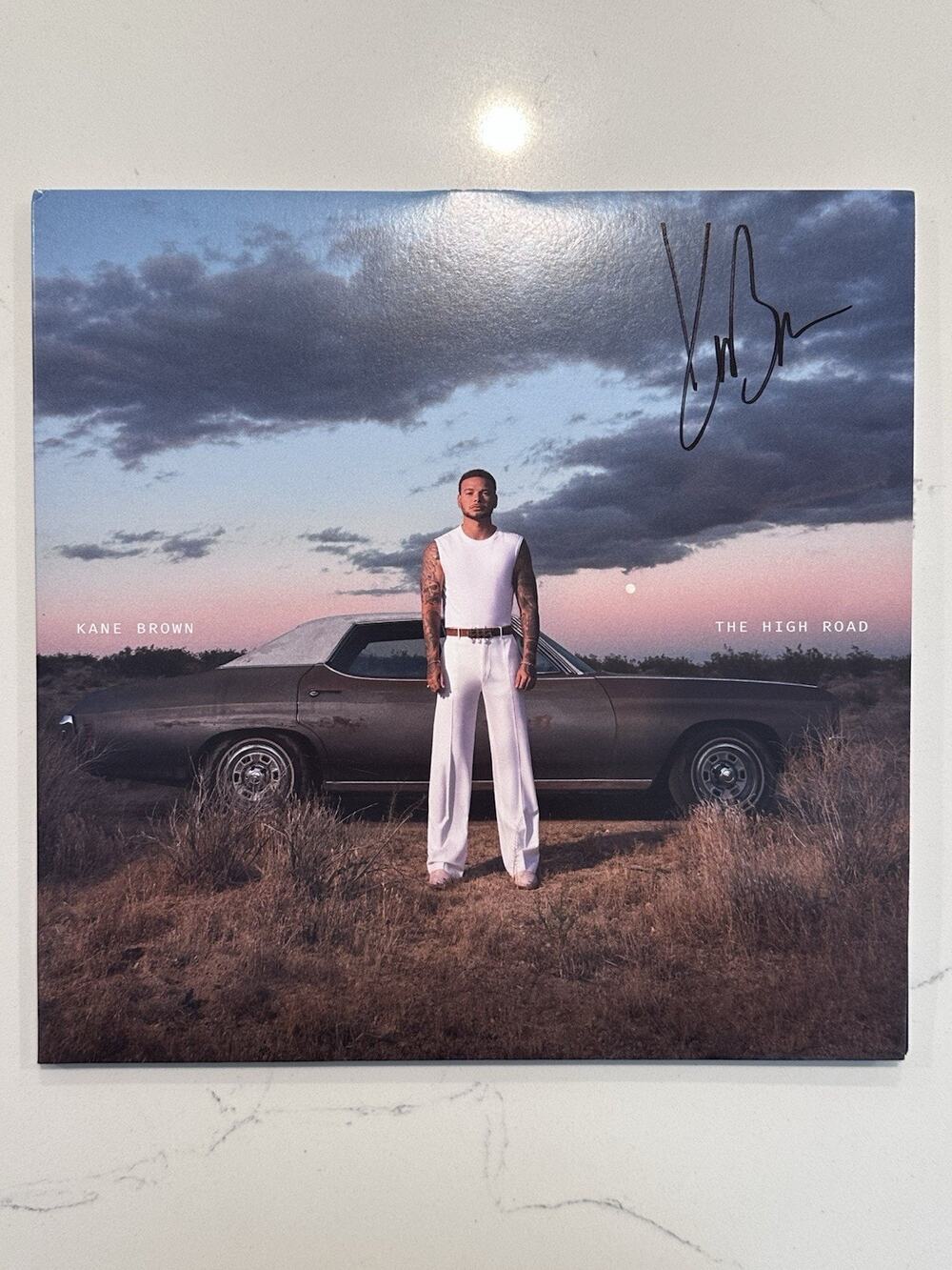 Kane Brown The High Road - Standard Double Vinyl LP in Fog Variant SIGNED